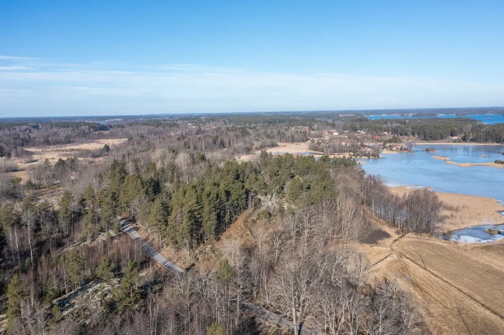 Vista aerea - Plot with Mountain View on Norra Finnö