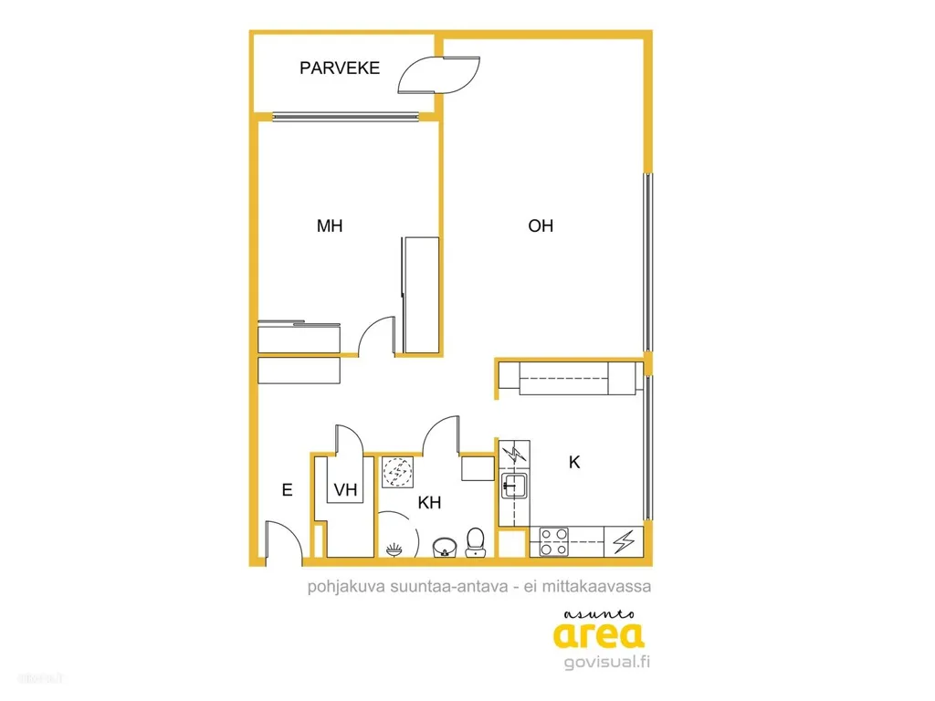 Plaan - Apartment with Pool in Möysä, Lahti