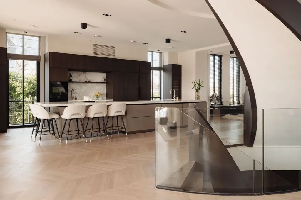 Kitchen - Villa with River View on Amsteldijk Noord