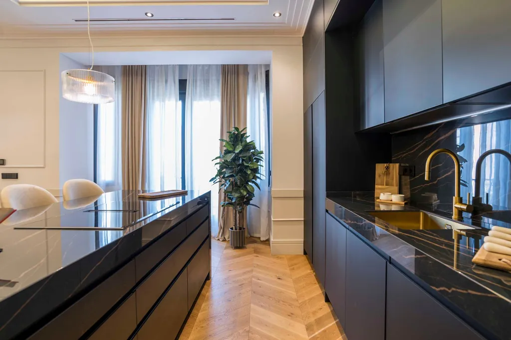 Cuisine - Renovated Flat Near Velázquez, Madrid