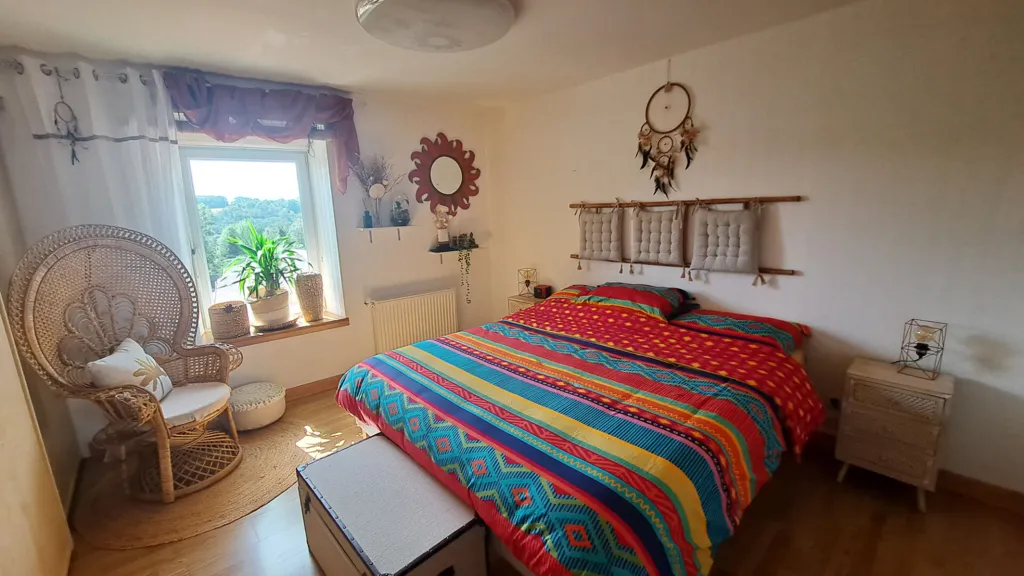 Camere da letto - Charming Stone House with Pool in Mervent