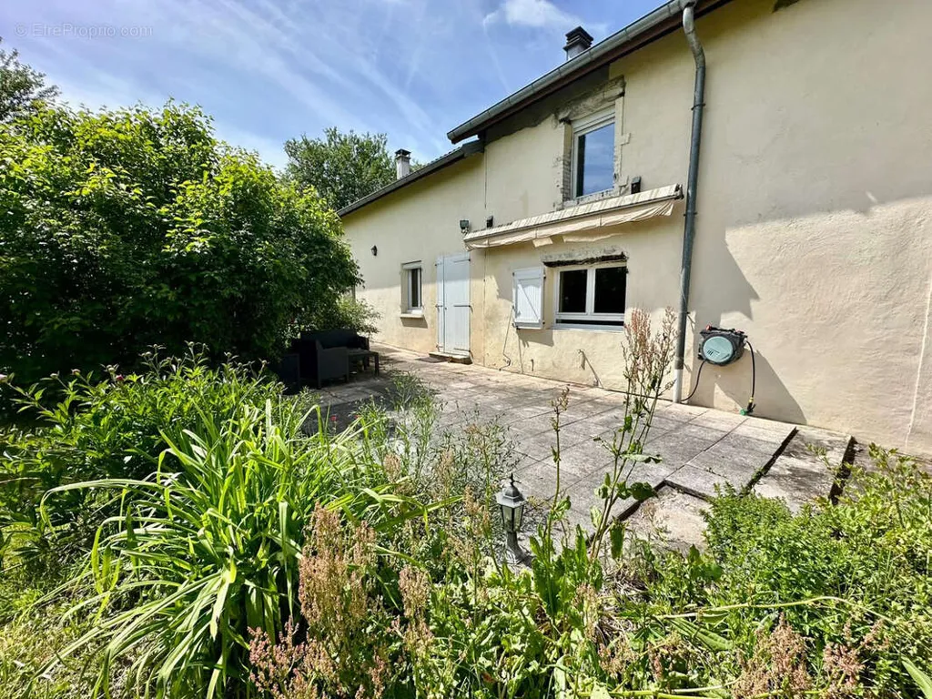 Jardin - Ancien Restaurant à Usage d'Habitation avec Jardin à Genevreuille