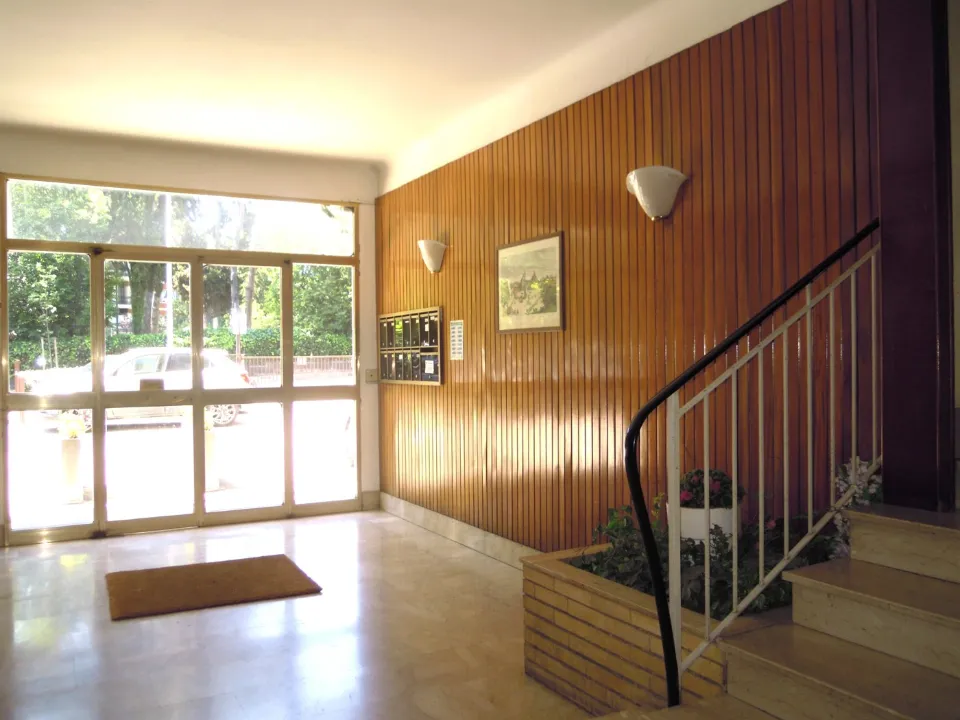 Entrée - Rented Studio with Terrace in Central Rome