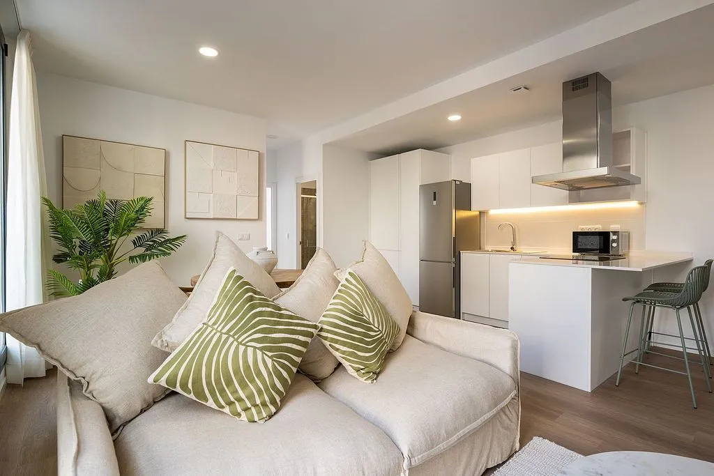 Séjour - Modern Flat with Garage in La Garita, Telde