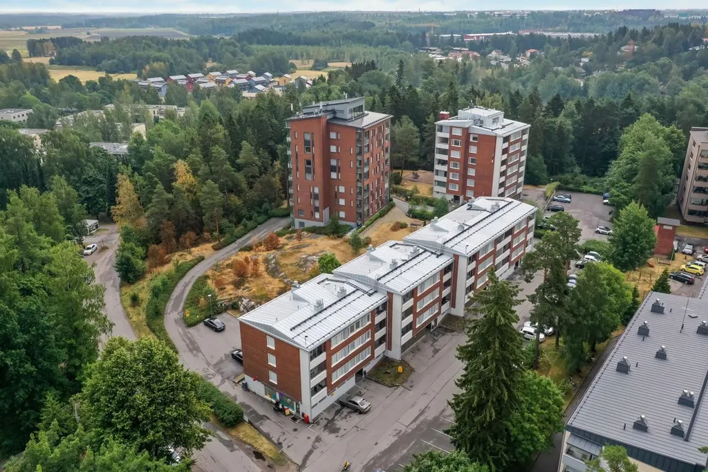 Õhuvaade - Bright Apartment with Balcony in Jokiniemi, Vantaa