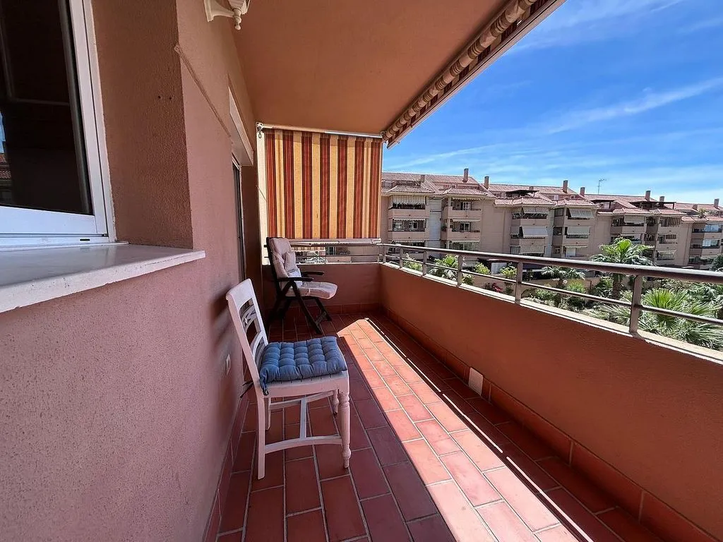 Balcony - Apartment with Pool and Terrace in El Palo