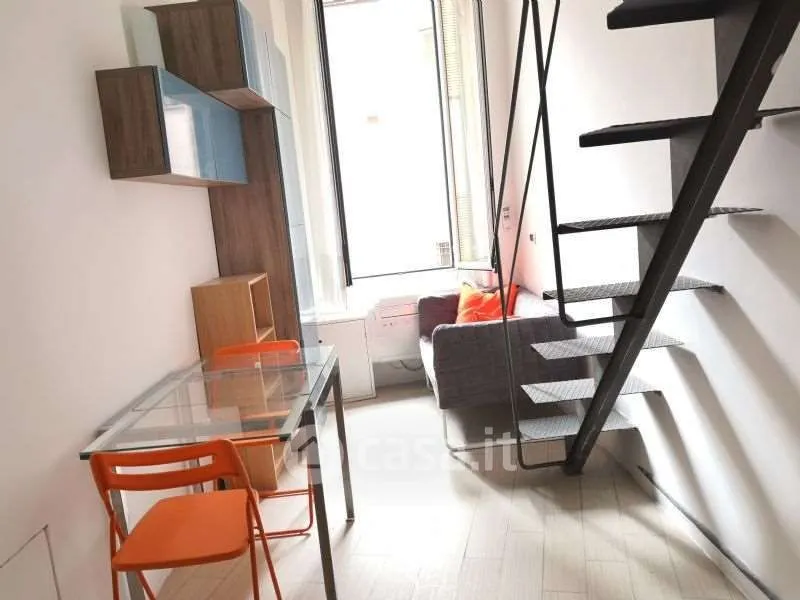 Living Room - Arched Bilocale in Genoa's Historic Centre
