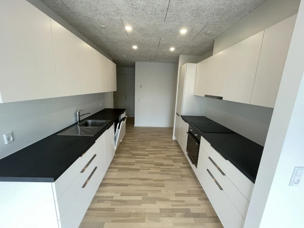 Kitchen - Apartment with Balcony in Roskilde