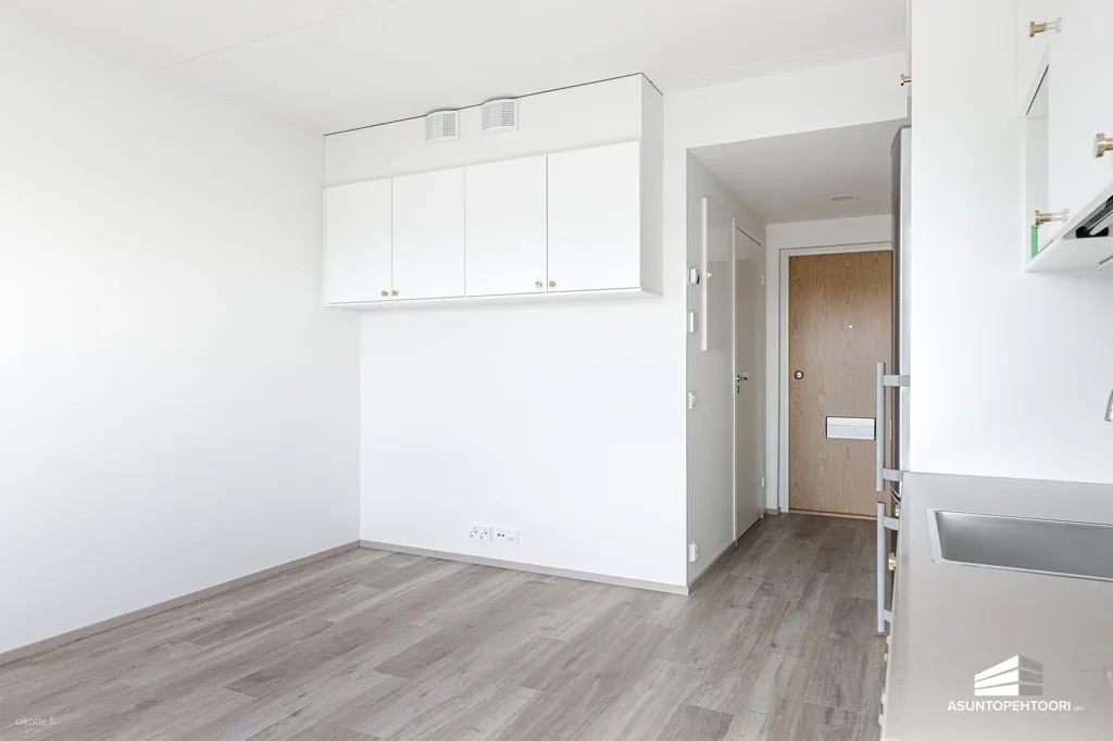 Cucina - Modern Studio with Balcony in Lamminpää, Tampere