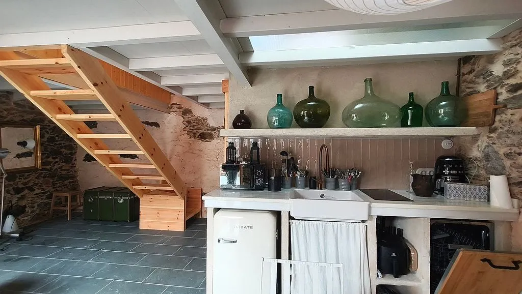 Cuisine - Chalet with Garden and Garage in Mera
