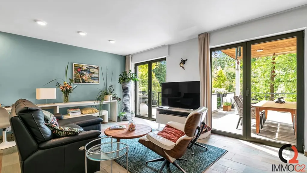 Soggiorno - Eco-Friendly Apartment with Garden in Genk