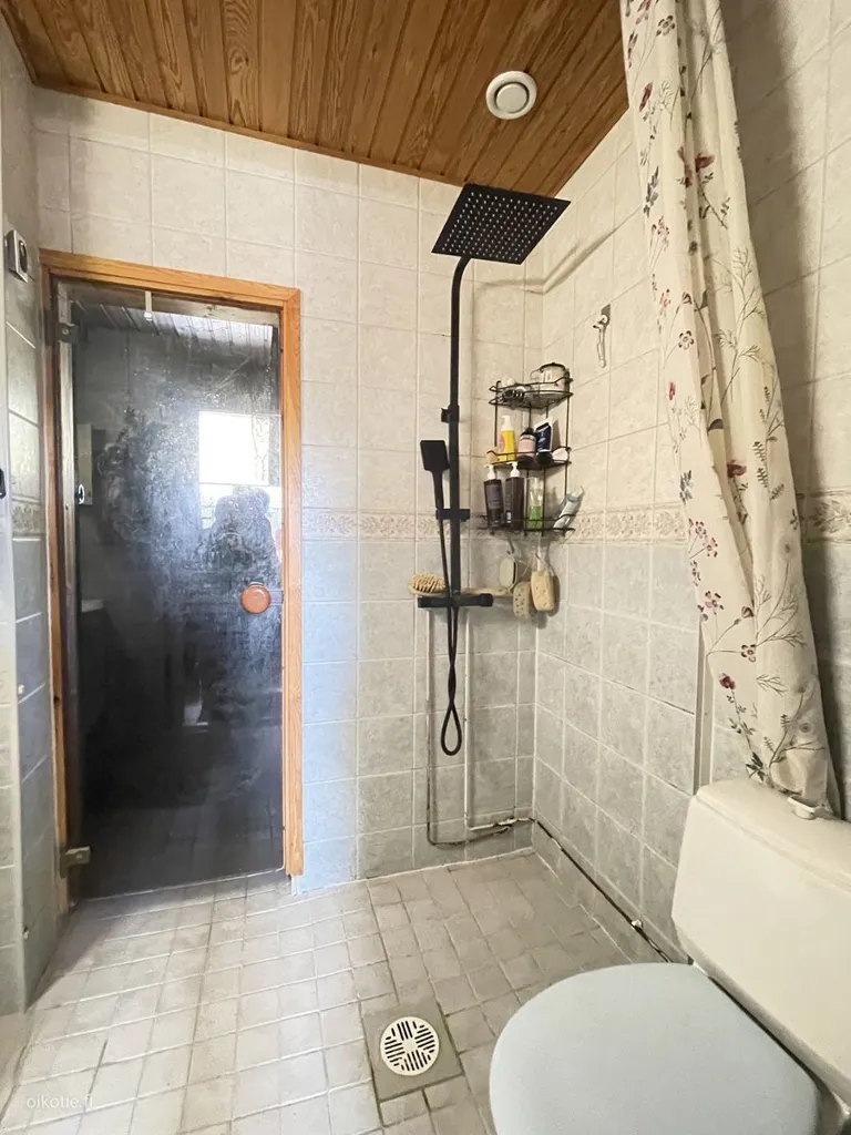 Salles de bain - Terraced House with Private Sauna in Varkaus