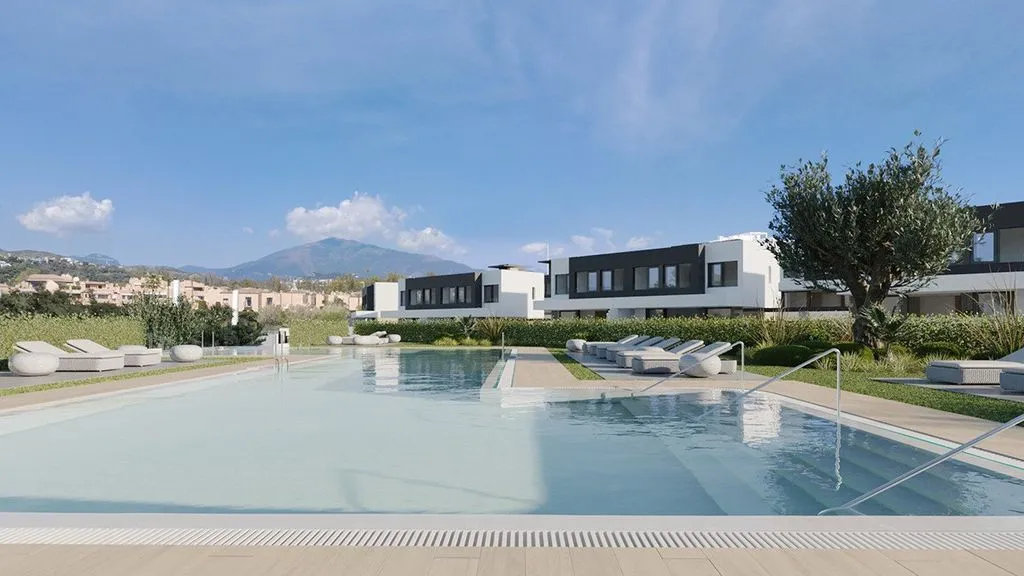 Piscine - Contemporary Villa with Pool in Marbella