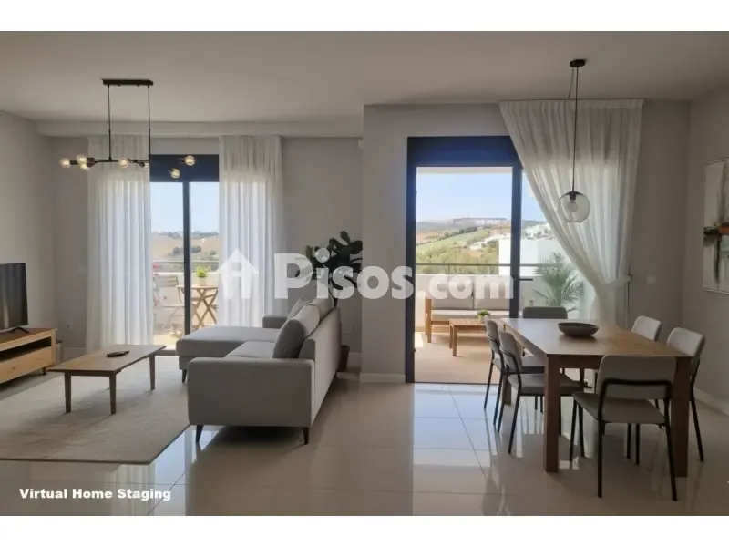 Söögituba - Penthouse with Solarium in Estepona Golf