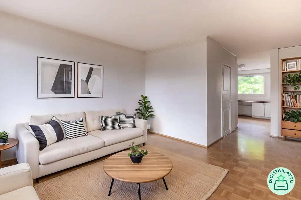 Elutuba - Bright Apartment with Balcony in Mikkeli Centre