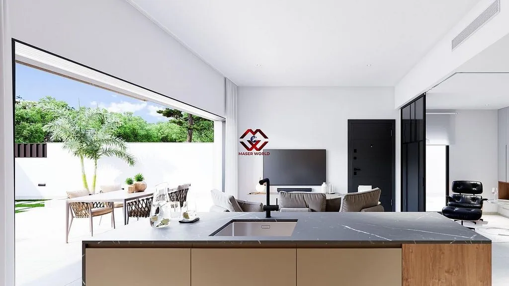 Cuisine - Newly Constructed Chalet with Pool in Pilar de la Horadada