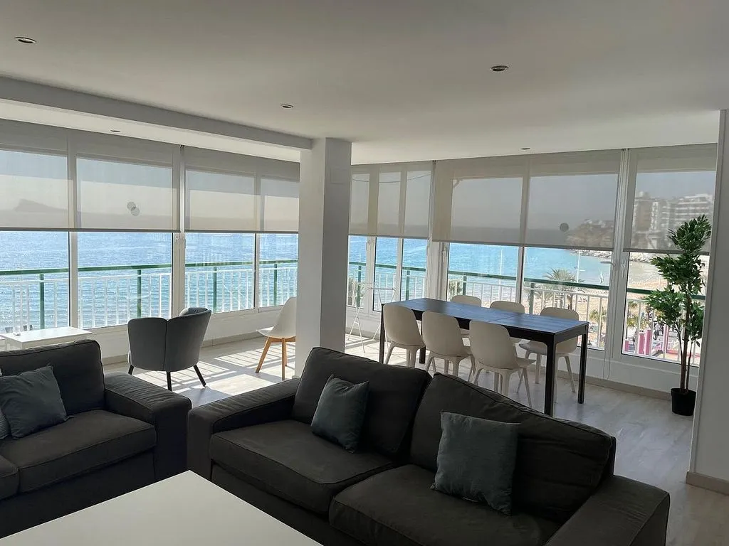 Séjour - Reformed Apartment with Sea View in Benidorm