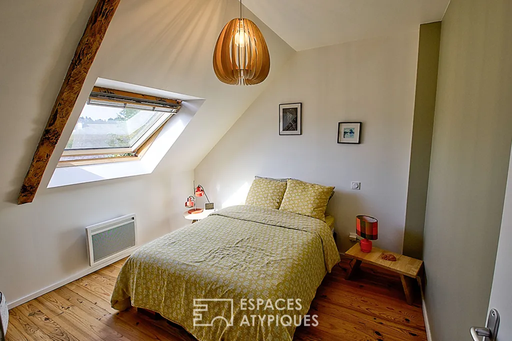 Chambres - Maison de charme avec jardin plein sud à Langueux