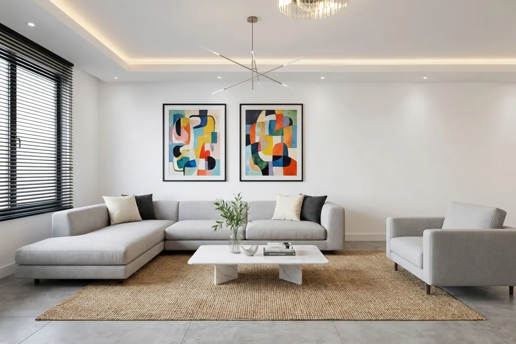 Séjour - Appartement avec Jardin au Rez-de-Chaussée à Gooreind