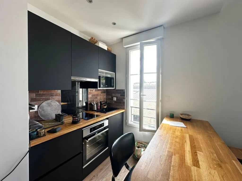 Cuisine - Duplex Meublé Rénové Rue Simon Dereure à Rosny-sous-Bois