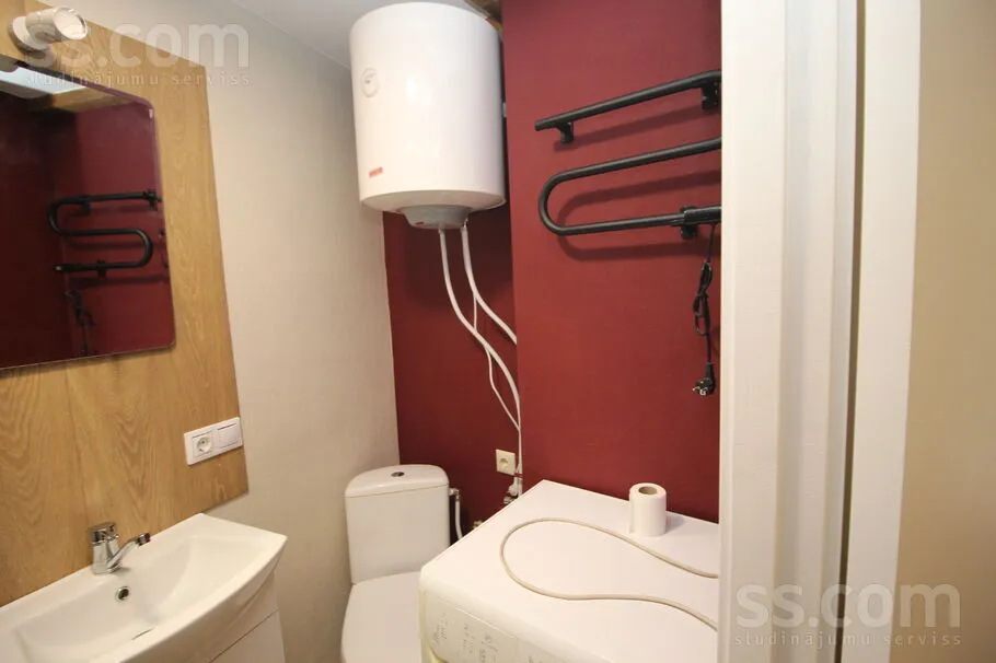 Salles de bain - Renovated Apartment with Yard in Riga Centre