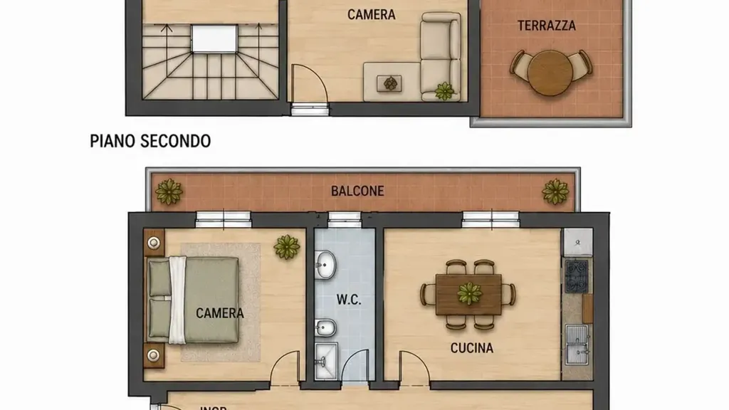 Two-Level Apartment with Terraces in Torpé