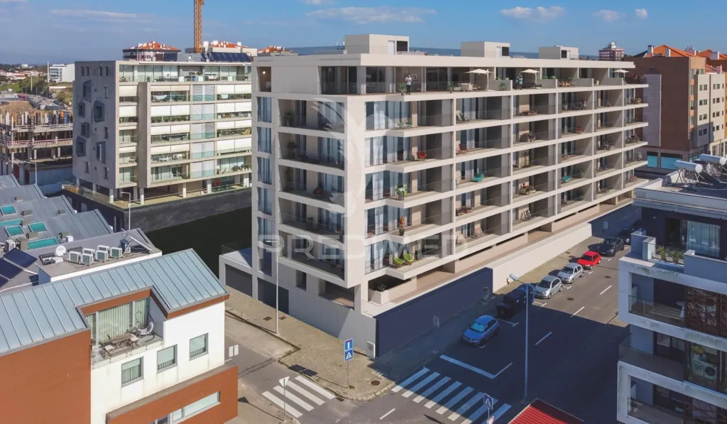 Õhuvaade - Modern Apartment with Canal View in Aveiro