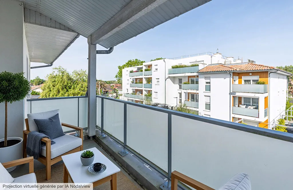 Balcon - Appartement 2 Pièces avec Terrasse à Saint-Vincent-de-Tyrosse