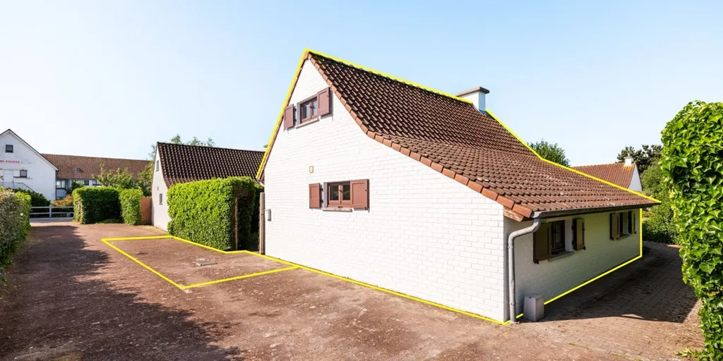 Extérieur - Villa de Vacances avec Parking Privé à Koksijde