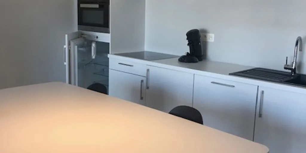 Köök - Stylish Studio with Terrace in Oudergem