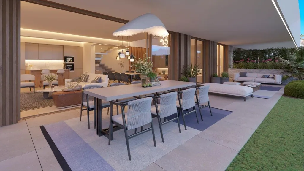 Terrasse - Detached Villa with Golf Course View in Estepona