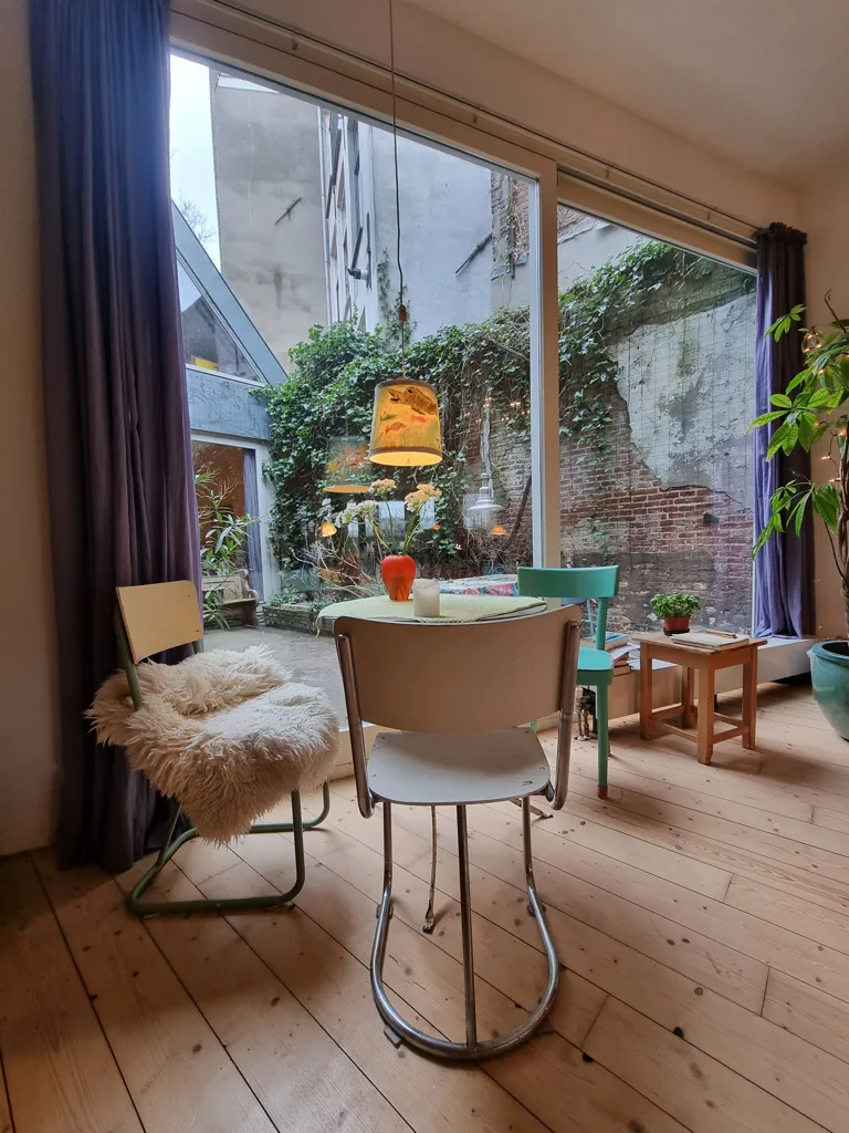 Salle à manger - Ground Floor Apartment with Canal View in Amsterdam