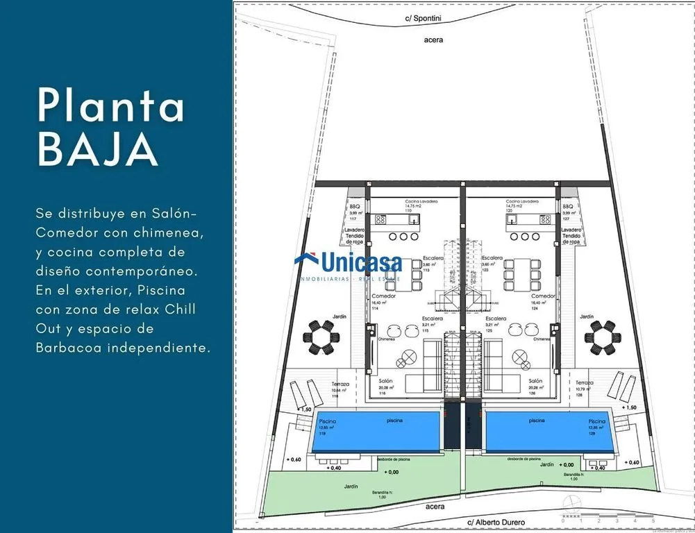 Plan - New Chalet with Pool in Puerto de la Torre