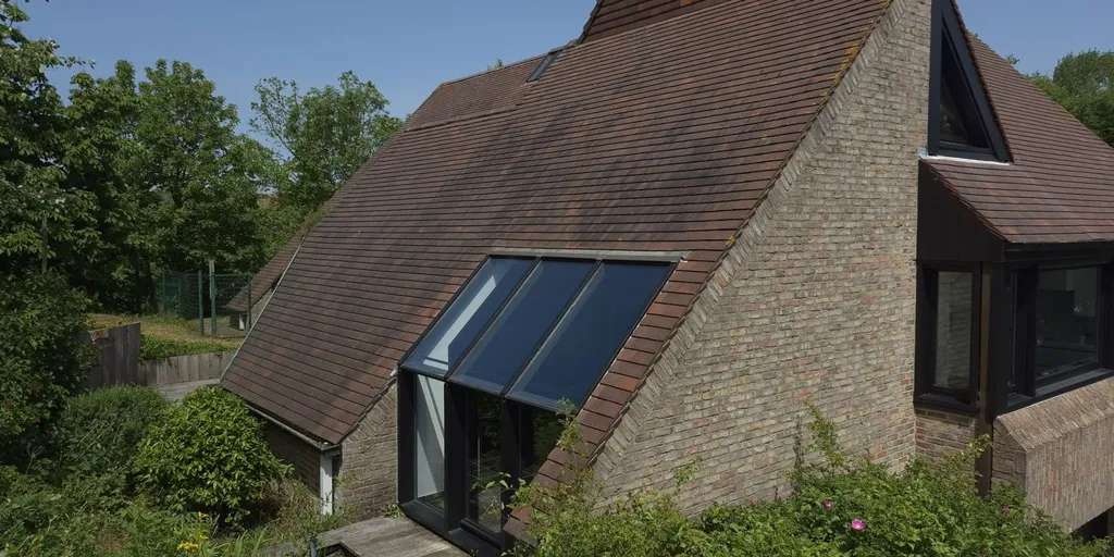 Õhuvaade - Architect's Villa with Garden in De Panne