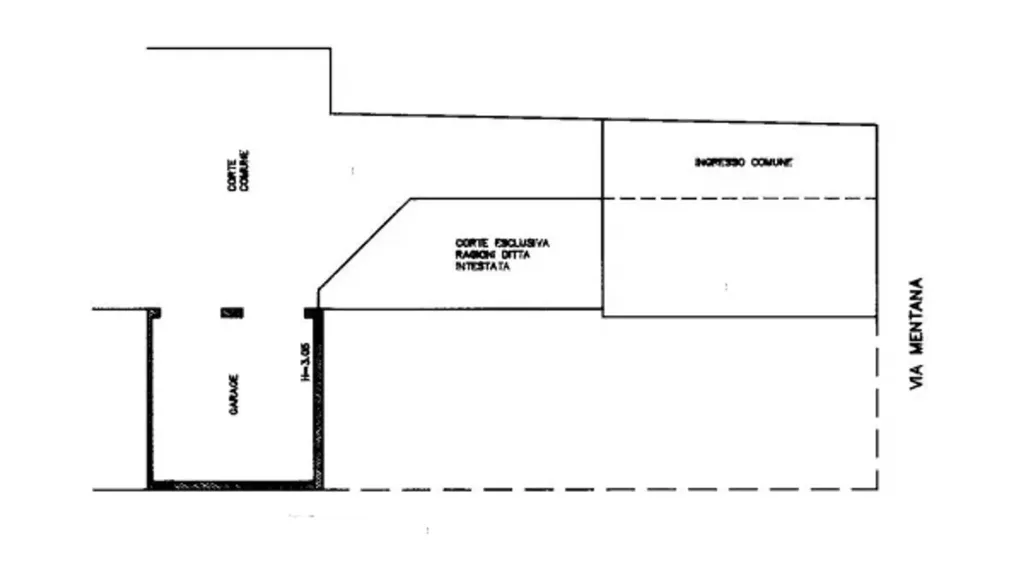 Plan - Terraced House with Private Garden in Ferrara
