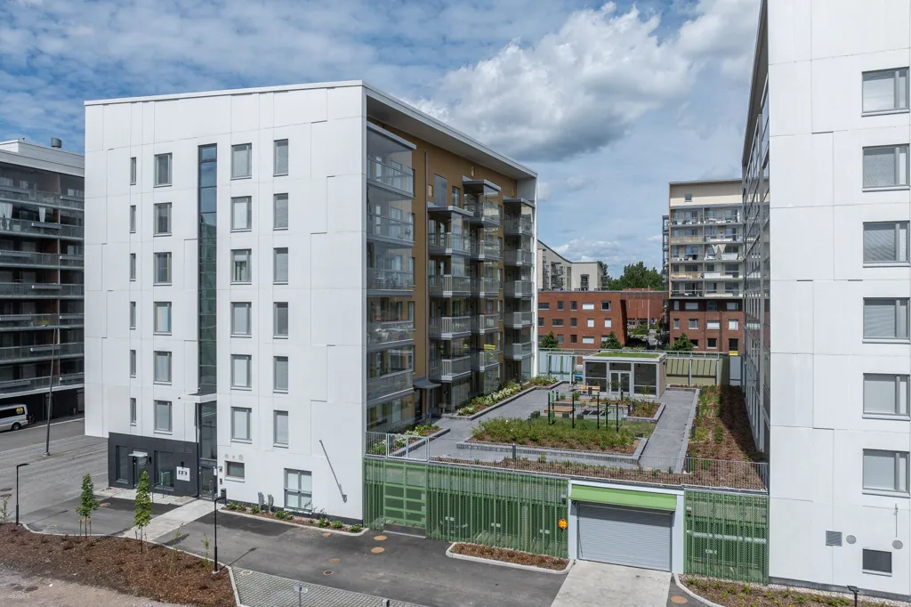 Vue aérienne - Spacious Apartment with Sauna in Niittykumpu
