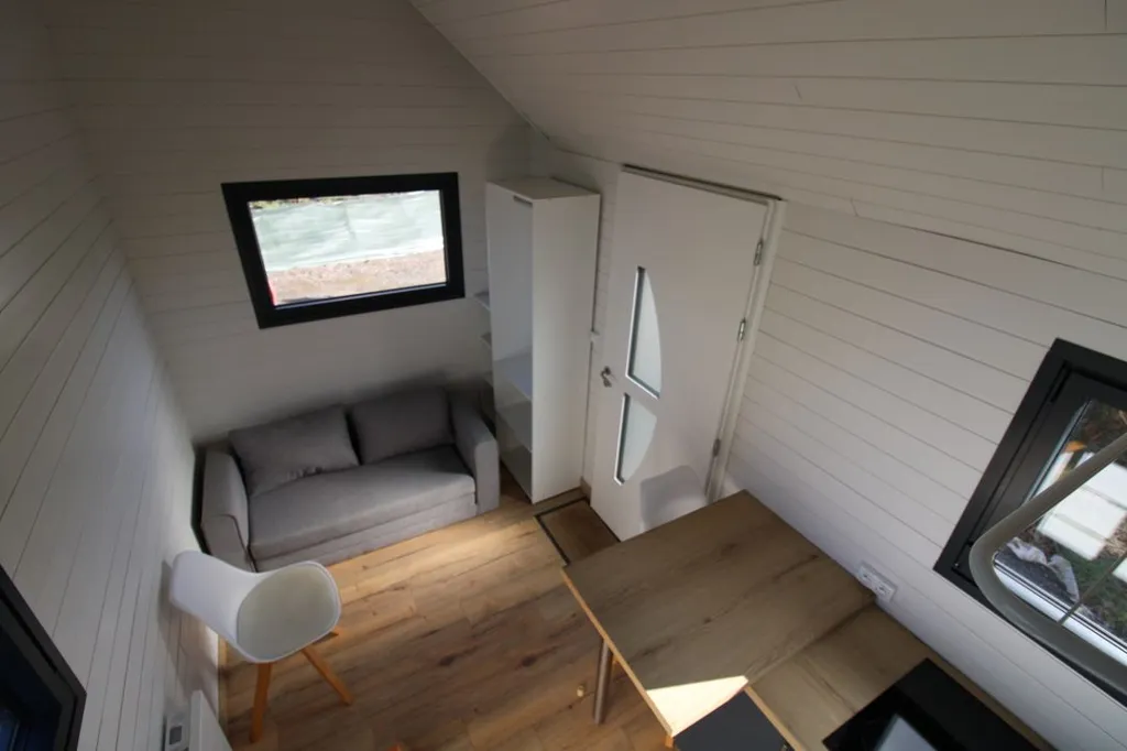 Séjour - Studio avec Balcon à Pavilly