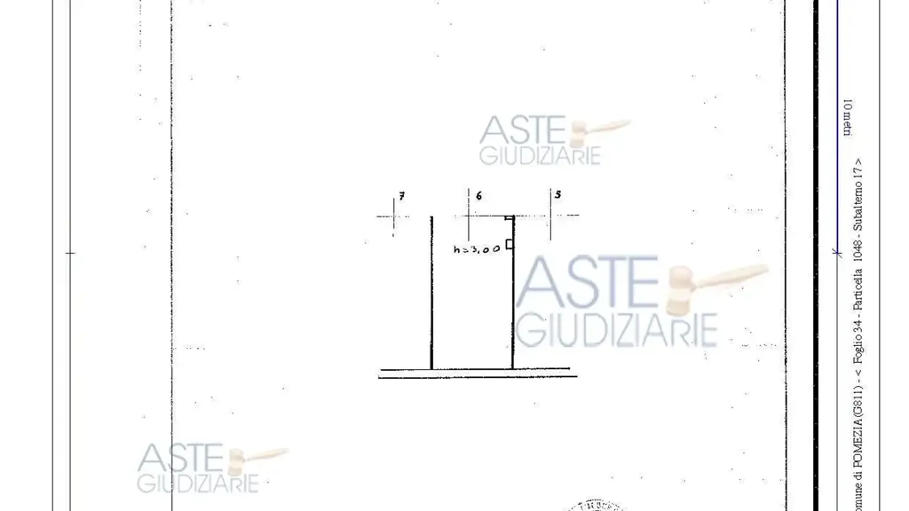 Plan - Apartment with Balcony in Pomezia