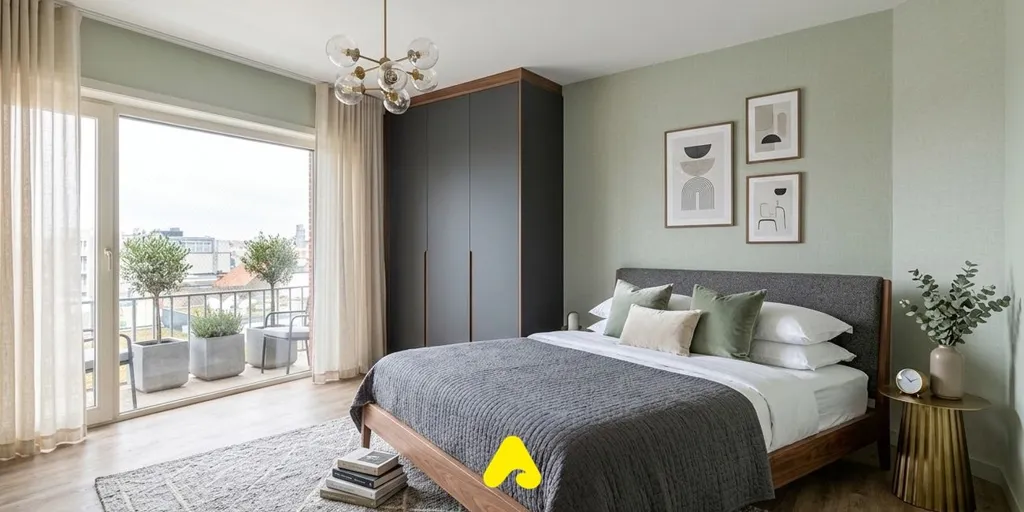 Chambres - Appartement Central avec Vue sur la Place à De Panne