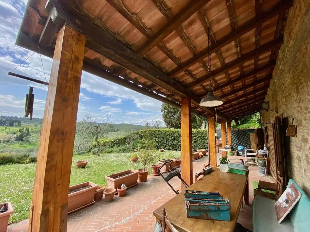 Terrasse - Colonica with Pool in Greve in Chianti