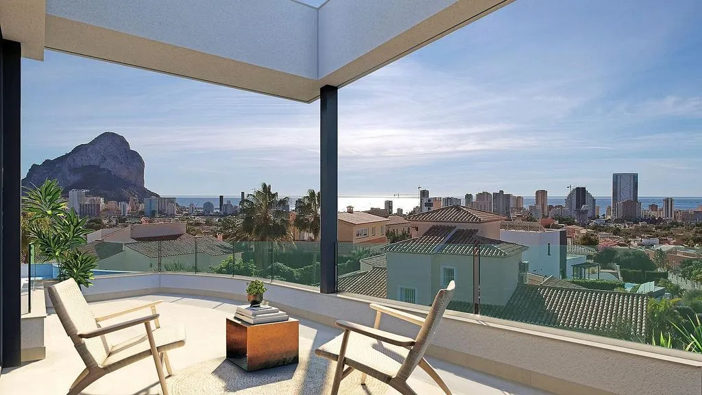 Terrasse - Independent Villa with Pool in Calpe