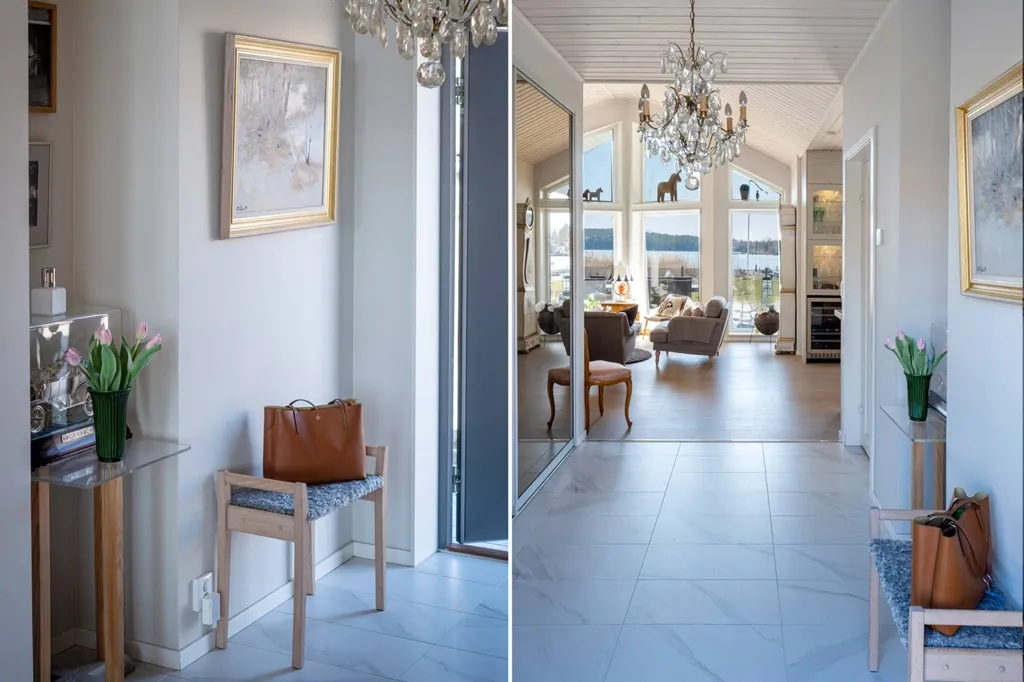 Entrée - Modern Villa with Water View in Österåker