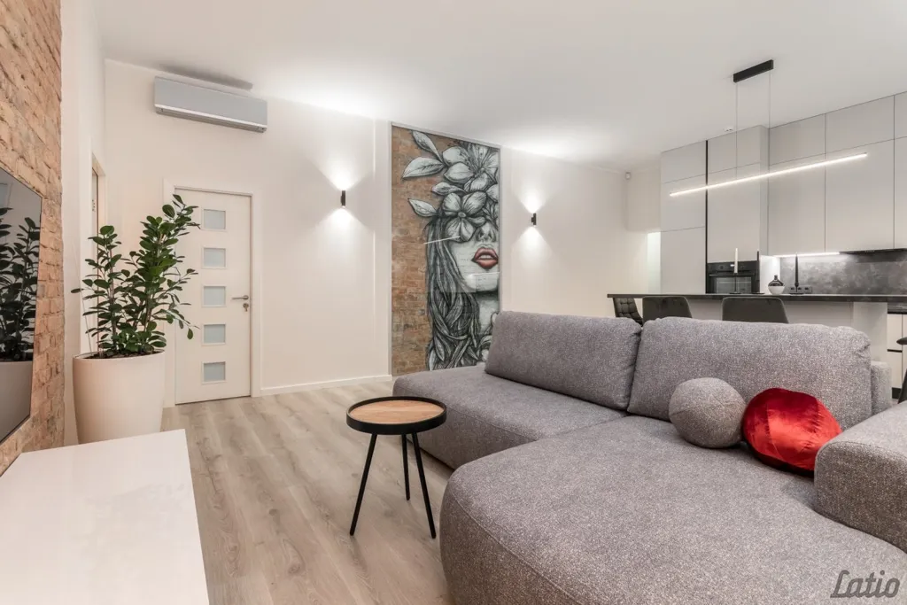 Soggiorno - Two-Bedroom Flat in Riga City Centre