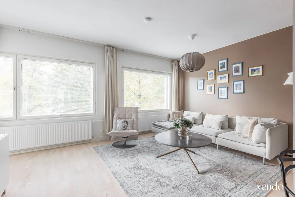 Séjour - Modern Apartment with Balcony in Vanha Munkkiniemi