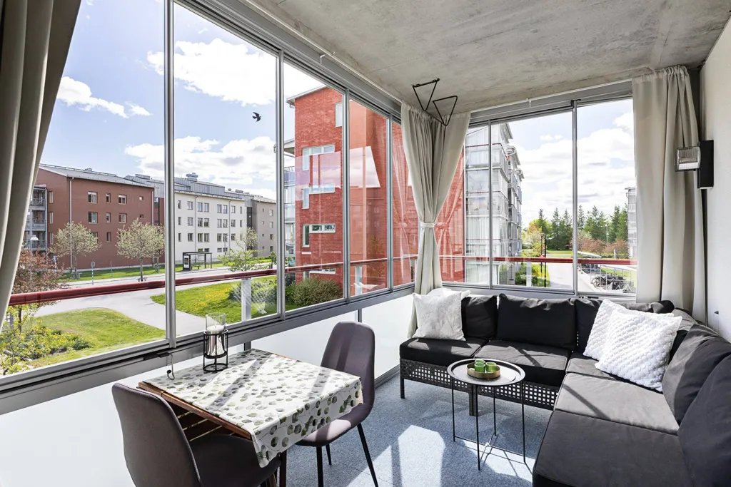 Rõdu - Apartment with South-Facing Balcony in Umeå