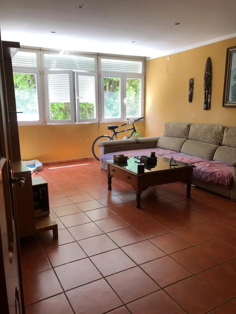 Living Room - Spacious Corner Flat with Terrace in Huelin