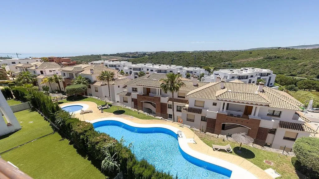 Vista aerea - Penthouse with Pool in Casares Costa