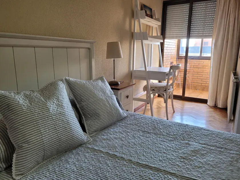 Bedrooms - Furnished Flat with Terrace in Peñagrande, Madrid