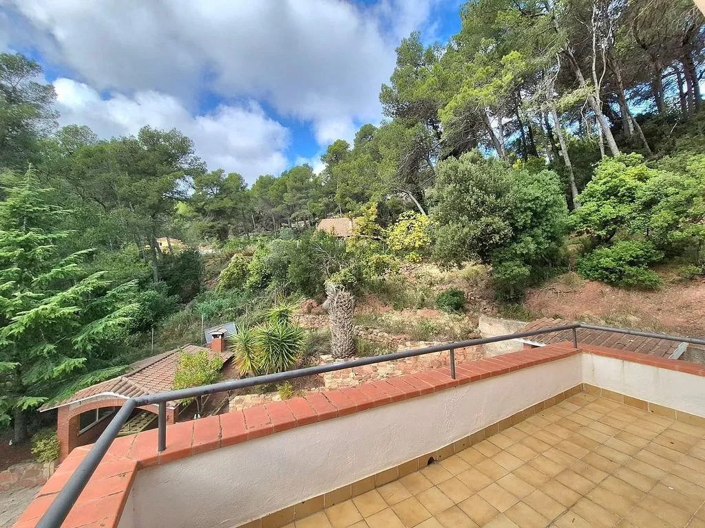 Terrass - Chalet with Pool and Terrace in Cervelló