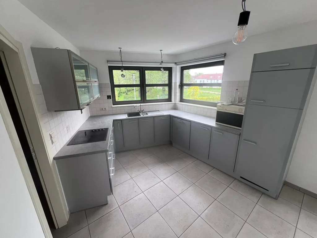 Köök - Bright Apartment with Park View in Vilvoorde